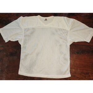 Vtg 🔥 80s Riddell Football Jock Mesh Net Club Role Play Nylon 2XL Jersey USA